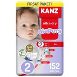 Kanz Ultra-Dry No:2 Mini 152 Adet Bebek Bezi