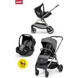 Kanz V-Go2 Travel Sistem Bebek Arabası Siyah - Black