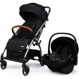 Kanz Xflip Autofold Travel Sistem Bebek Arabası Deeply Black - Antrasit