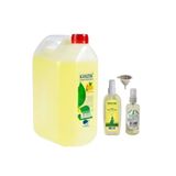 Kanzuk Limon Kolonyası 80 Derece 5 Litre Bidon Sprey 170 Ml +100 Ml + Dolum Hunisi