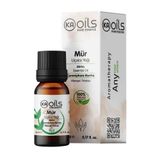 KAOils Mür Uçucu Yağı 5 ml - 100% Pure Commiphora Myrrha - Mistik ve Zengin Reçine Kokusu - Cilt Bakımı Desteği, Dinlendirici Ambiyans ve Ortam Kokusu İçin Doğal Yağ