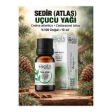 KAOils Pure Essence Sedir AğacıUçucu Yağı 10 ml - Cedarwood Atlas Essential Oil %100 Saf Ve Doğal Aromaterapi Yağı