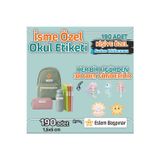 Kap Bir Hediye Okul Etiketi Isme Özel Kalem Defter Etiketi Deniz Canlıları Temalı 190 Adet