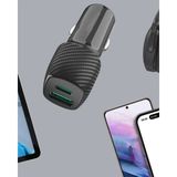 Kap Kaç 3A Güç Kapasiteli USB & Type-C Çakmaklık Şarj Adaptörü - Belirtilmemiş - Ahşap - Beyaz
