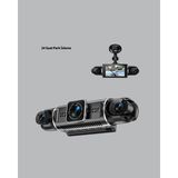 Kap Kaç 4 Kameralı Araç Içi Kamera 1080P Gps Takip Wifi Gece Görüşlü - Adaçayı Yeşili