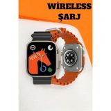 Kap Kaç 49MM Ekranlı, Kan Basıncı ve Adımsayar Özellikli Bluetooth Akıllı Saat - Altın - Siyah - 35 - 48 mm - Belirtilmemiş