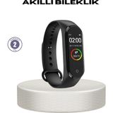 Kap Kaç Akıllı Bileklik 0.96 Inç Ekran Kalp Atışlı Kan Basınçlı IP67 Suya Dayanıklı - Altın - Siyah - 35 - 48 mm - Belirtilmemiş