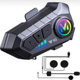 Kap Kaç Bluetooth 5.3 Kask Içi Intercom Kulaklık 1000 M Mesafe 1000 Mah - Belirtilmemiş - Kırmızı