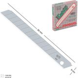 Kap Kaç Maket Bıçağı Yedek Bıçağı 80X9 mm Ince Yedek 10 Adet - 001-Renkli - Belirtilmemiş