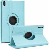 Kap Kaç Matepad 11 10.9 360 Tablet Deri Kılıf - Turkuaz - Belirtilmemiş - 001-Renkli