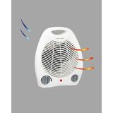 Kap Kaç Mini Elektrikli Isıtıcı 2000W – Termostatlı Fanlı Isıtma, Taşınabilir Tasarım - 1 W