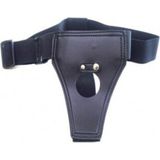 Kap Kaç Playboy Siyah Deri Lastikli Protez Fantezi Kemeri / Playboy Black Leather Elastic Prosthetic Fantasy Belt - Belirtilmemiş