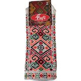 Kapadokya Hediyelik Kilim Desenli Patik Çorap 2 ADET - Krem - Pembe - 36 - 40