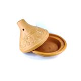 Kapadokya Home Kapadokya El Yapımı Tajin Güveç 24 cm | 4 Kişilik | Isıya Dayanıklı Toprak Tencere