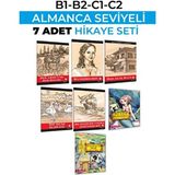 Kapadokya Yayınları Almanca Hikaye B1-B2-C1-C2 Seviyesinde Sharon Hurst 7'li Set Ciltsiz Normal Boy