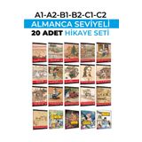 Kapadokya Yayınları ALMANCA HİKAYE KİTABI SETİ 20 Lİ A1-A2-B1-B2-C1-C2 TOPLAM 20 KİTAP