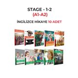 Kapadokya Yayınları İNGİLİZCE HİKAYE A1- A2 SEVİYELERİ (STAGE 1 VE 2 ) 10 LU SET