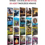 Kapadokya Yayınları Ingilizce Hikaye B1-B2-C1-C2 Seviyesinde Toplam 20 Li Kitap Set