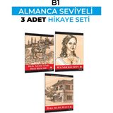 Kapadokya Yayınları KAPADOKYA YAYINLARI Almanca Hikaye B1 Seviyesi 3'lü Set Sharon Hurst Ciltli Normal Boy Kitaplar