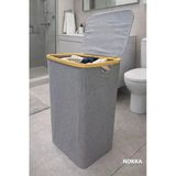 Kapaklı 75 L Katlanabilir Çamaşır Sepeti, Kirli Sepeti (57x40x30 cm)