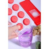 Kapaklı Buz Kalıbı Yapışmaz - Bas Parmak Kolay Çıkar - Ahşap