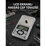 Kapaklı Dijital Cep Terazisi Hassasiyet 300 gr Yeni Nesil Midastech - Çok Renkli