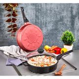 Kapaklı Döküm Derin Tava 28 Cm.