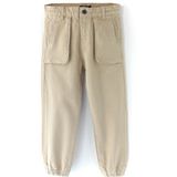 Kapaklı Patch Cep Detaylı Erkek Çocuk Kanvas Jogger Pantolon Bej Renk Erkek Çocuk Pantolonu 001-0002084 - 10 - 11 Yaş