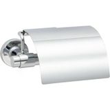 Kapaklı Tuvalet Kağıtlığı Krom Renk 81X107X158 mm - 000-Siyah