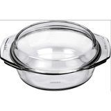 Kapaklı Yuvarlak Cam Güveç Kabı, 2.9l, Borosilikat | Fırın & Mikrodalga Uyumlu, Bulaşık Maki - Çok Renkli