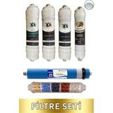 Kapalı Kasa 12 Inç Su Arıtma Cihazı Filtresi 10 Aşamalı Filtre Seti (Nsf Onaylı Lg Membranlı) Set