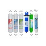 Kapalı Kasa 12 Inç Su Arıtma Cihazı Filtresi 6 Aşamalı 80 Gpd King Membranlı Inline Filtre Seti