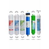 Kapalı Kasa 12 Inç Su Arıtma Cihazı Filtresi 6 Aşamalı Inline Filtre Seti (Nsf Vontron Membran)