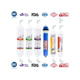 Kapalı Kasa Su Arıtma Cihazı 6 Lı Inline Filtresi Seti 10 Aşamalı Özel Sarım Membran Filtre