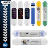 Kapalı Kasa Su Arıtma Cihazı 8Li Filtresi Set