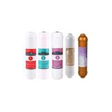 Kapalı Kasa Su Arıtma Cihazı Filtresi 5 Li Set - Inline Gold Mineral Filtreli - Membransız (Renksiz)
