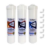 Kapalı Kasa Su Arıtma Cihazı Filtresi Inline 3Lü Filtre Seti 498555025