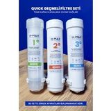 Kapalı Kasa Su Arıtma Cihazı Quick 12 Inç 3lü Inline Su Arıtma Ön Filtresi