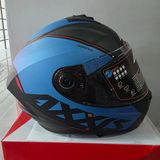 Kapalı Kask Axxıs Mat Mavi Siyah Xl