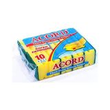 Kapamarka Acord Oluklu Bulaşık Süngeri Ekonomik Paket Eskta Güçlü Kolay Temizlik 10 Ad.