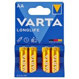 Kapamarka Varta Longlıfe Power Alkalin Aa Kalem Pil 4lü Paket