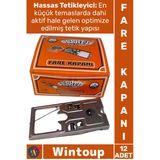 #Kapan Paslanmaz Çelik Dayanıklı Güçlü Mekanizma Hassas Yakalama Yaylı Metal Fare Kapanı 12 Adet