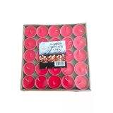 Kapella Mum 25'Li Tealıght 10 Gr Kırmızı Kokulu
