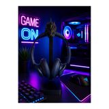 Kapgan Gear Kartal Gamer Kulaklık Standı, Kulaklık Tutucu Dekoratif 25-30 Cm Siyah