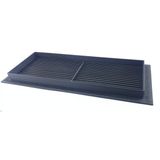 Kapı Altı Menfez Kapak 22X8,5 1 Çift (2 Adet) Gri