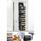 Kapı Arkası Düzenleyici Raf 6 Katlı, Yatak Çocuk Bebek Odası Banyo Havlu Çok Amaçlı Organizer