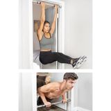 Kapı Barfiksi Süngerli Krom Koridor Barfix Aleti Demiri Şınav Çubuğu Chin Up Pull Up Demiri 62-100CM - Standart - Çok Renkli