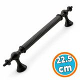 Kapı Çekme Kolu Tutma Kulpu Kulbu Çelik Dış Kapı Tutamağı Sürgülü Kapı Kol Mat Siyah 22.5 Cm