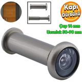 Kapı Dürbünü Ø14mm ( Çelik Kapısına Takılan Kapı Dürbünü) - ( 50 - 90 Mm Arası Kapılar İçin Uygundur)