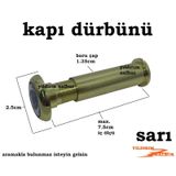 Kapı Dürbünü Çelik Kapı Dürbünü Sarı Renk Kalite